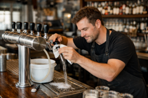 Biertap schoonmaken